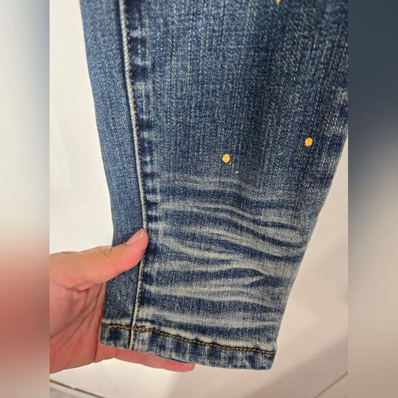 Men's Reelistik NYC Distressed Skinny Jeans Sz 29 - Picture 5 of 11